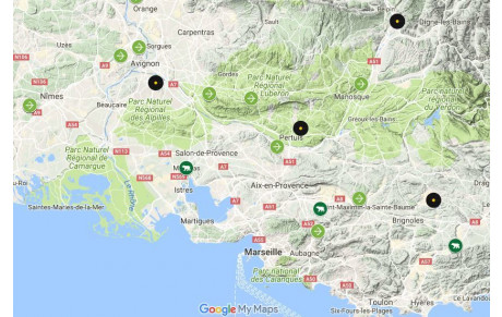 Carte interactive des concours 2018/2019 nature, 3D et campagne en France 