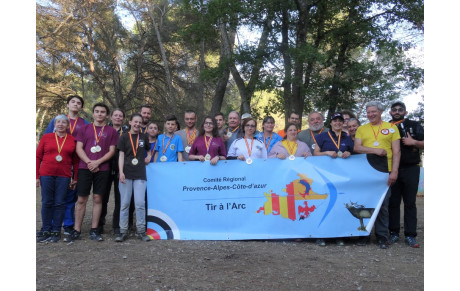 Nos champions régionaux &amp; départementaux en tir 3D